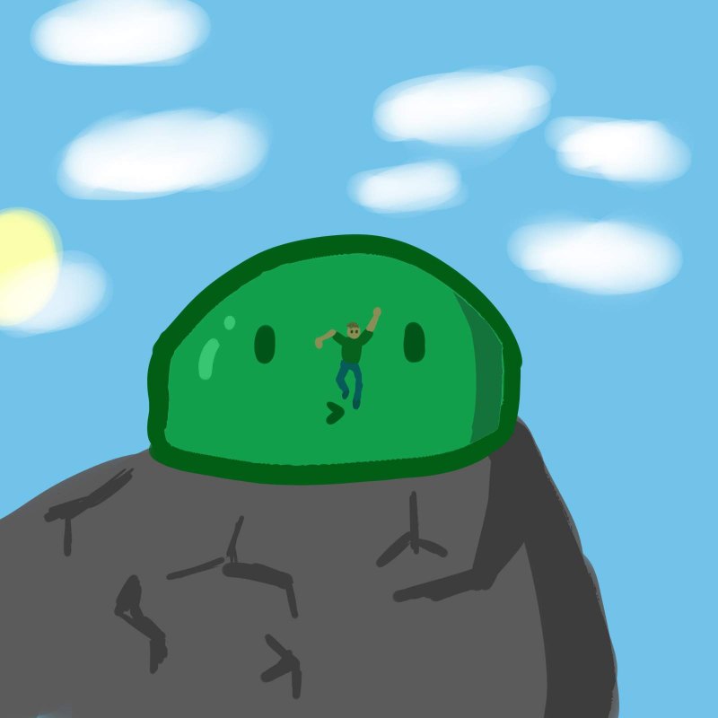 Terraria King Slime Art