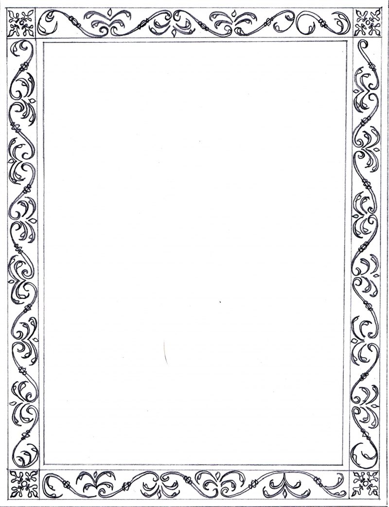 Рамка узор