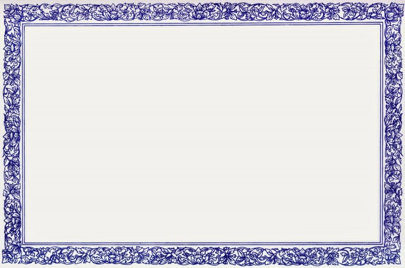 Синяя рамочка для текста