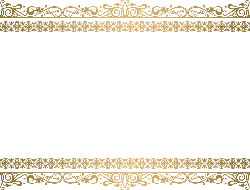 Золотой узор полоса