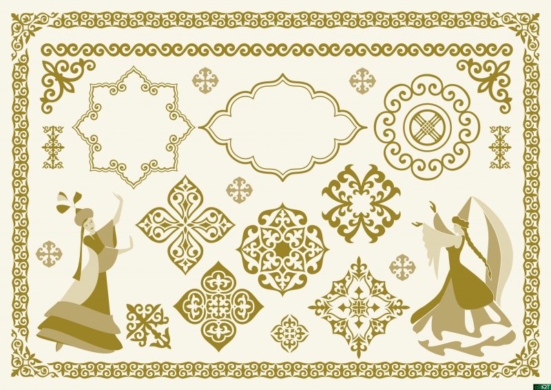 Казахский орнамент