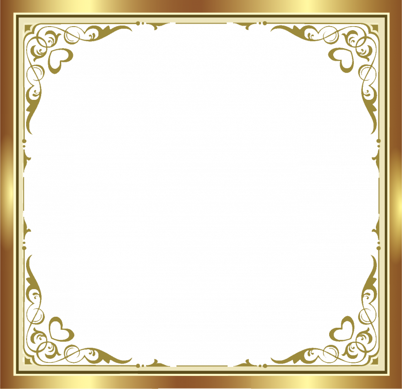 Золотистая рамка