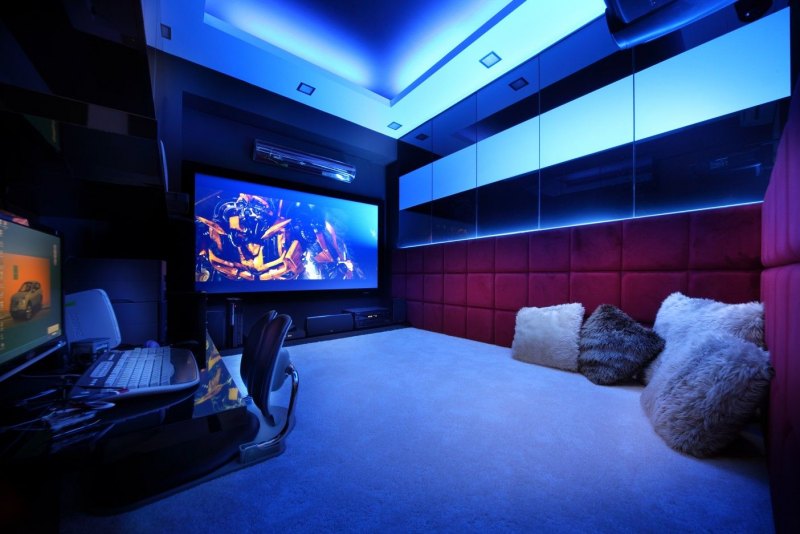 Геймерские комнаты с подсветкой