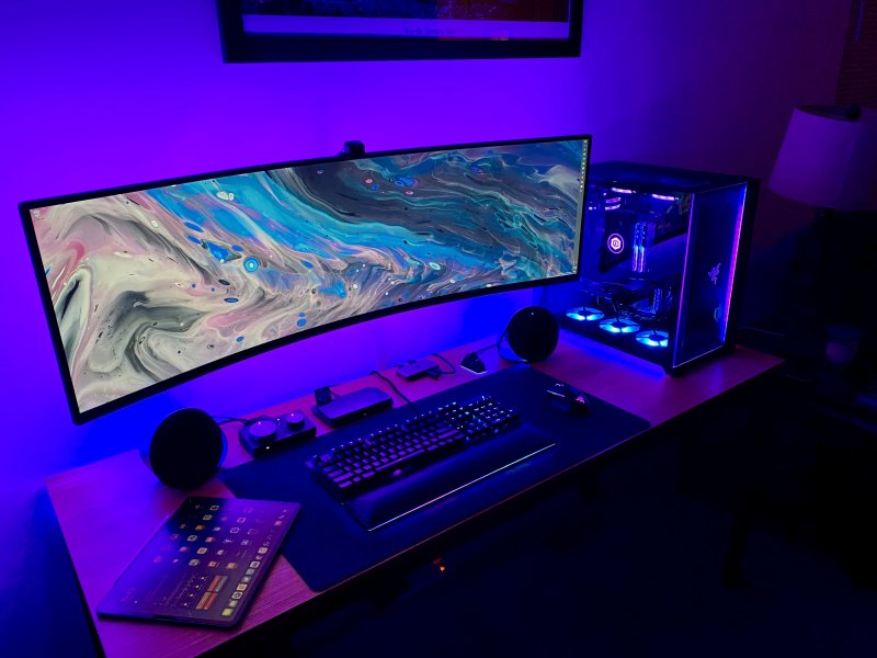 Геймерские комнаты с подсветкой