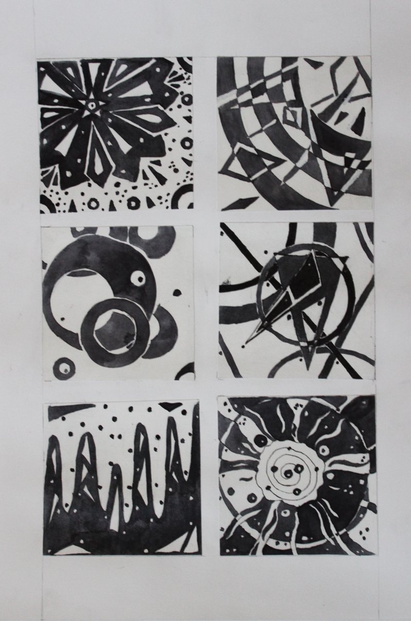 Композиция из пятен