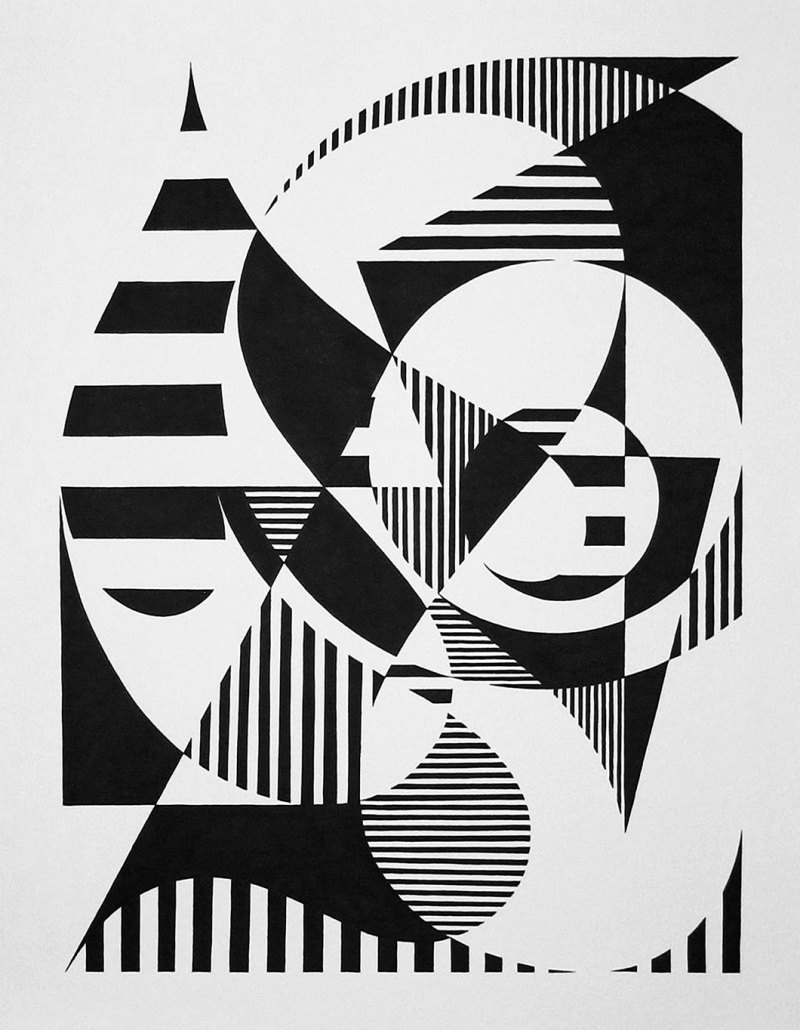 Линейно Пятновая композиция