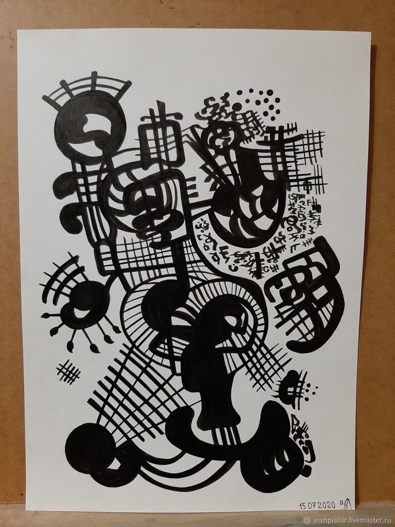 Абстрактная композиция на тему рок