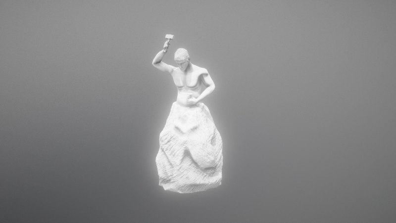 Скульптура девушки