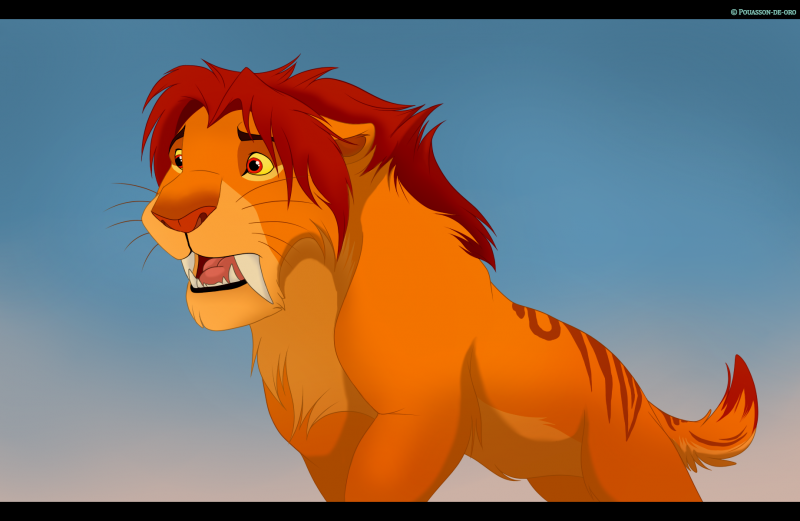 Король Лев Тоджо рыжий