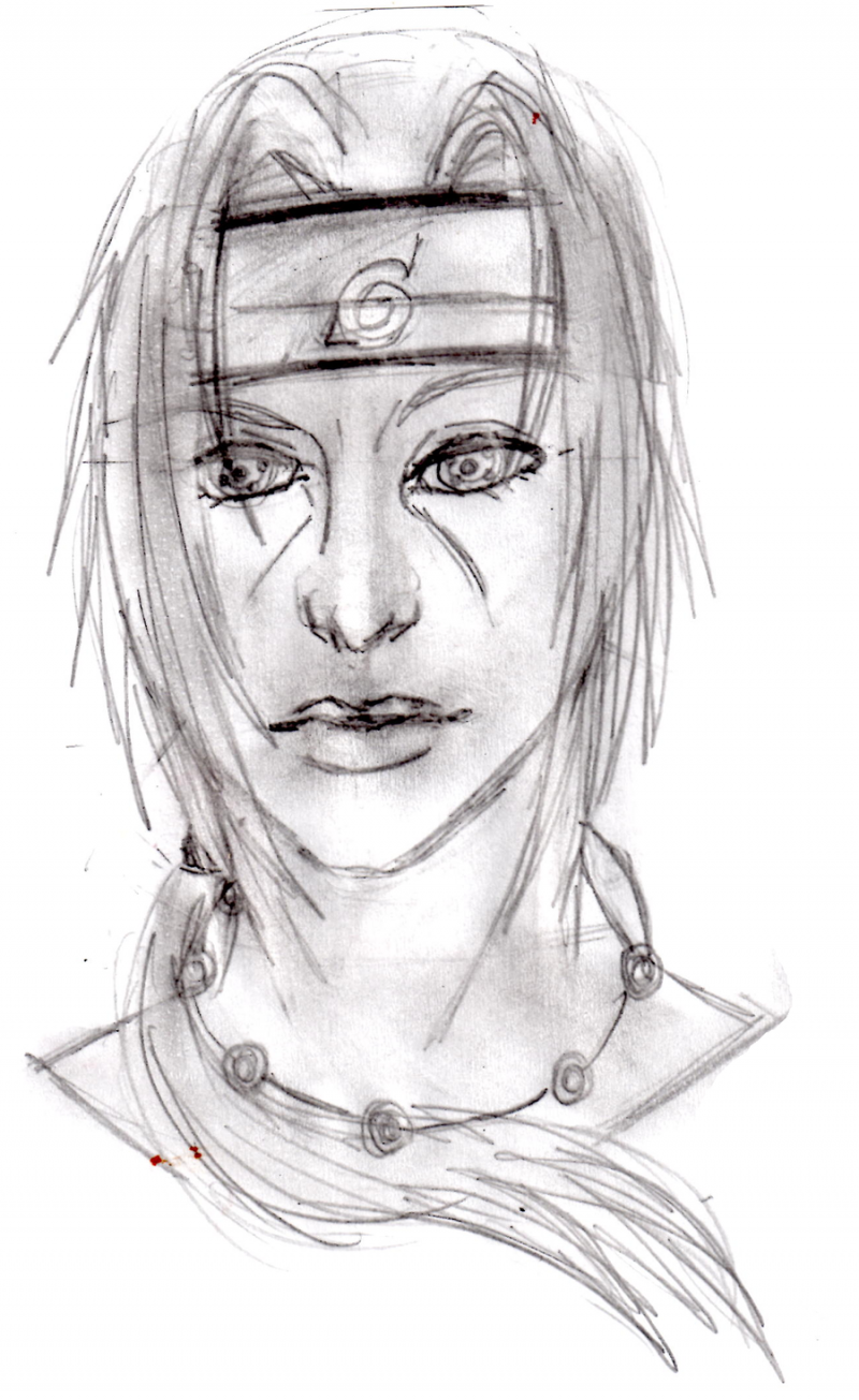 Итачи Учиха для срисовки