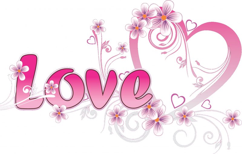 Надписи о любви на прозрачном фоне