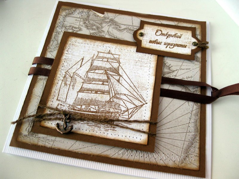 Стильные мужские открытки