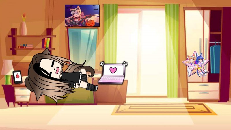 Кровать в гаче лайф