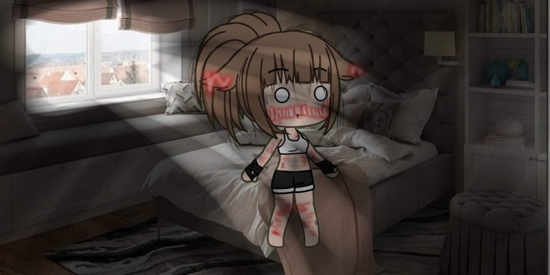 Кровать из гача лайф