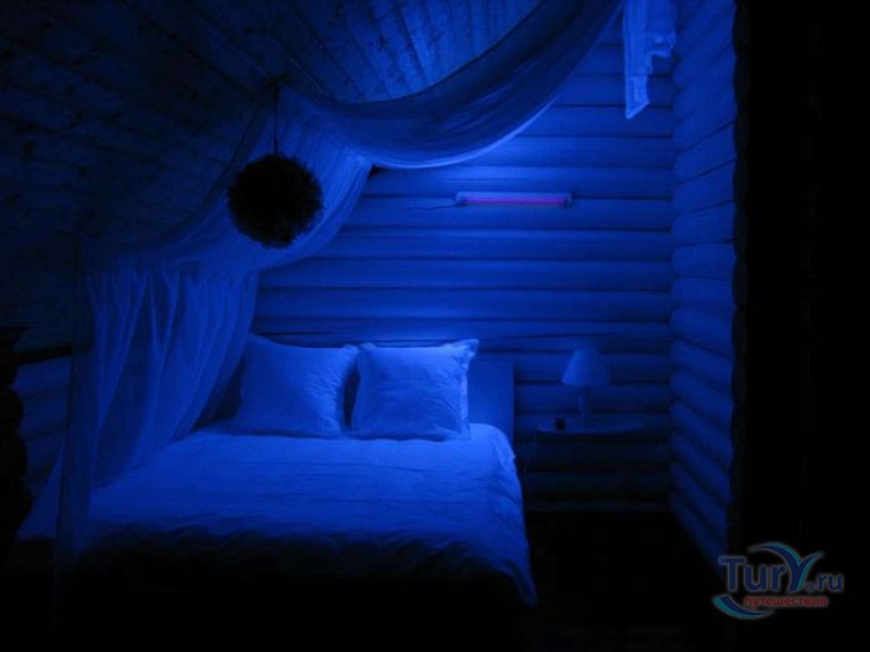 Спальня ночью для обработки