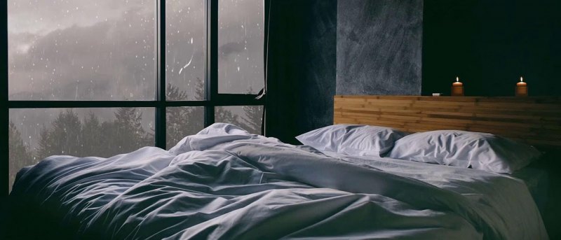 Гача лайф кровать ночь