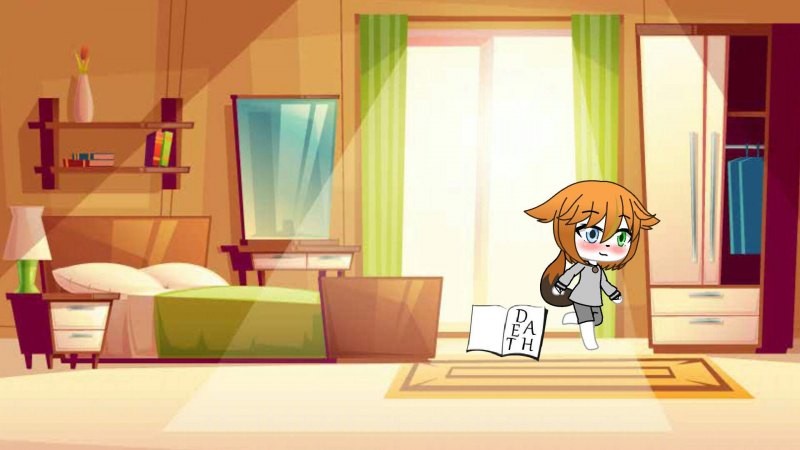 Комната с зеркалом фон гача лайф