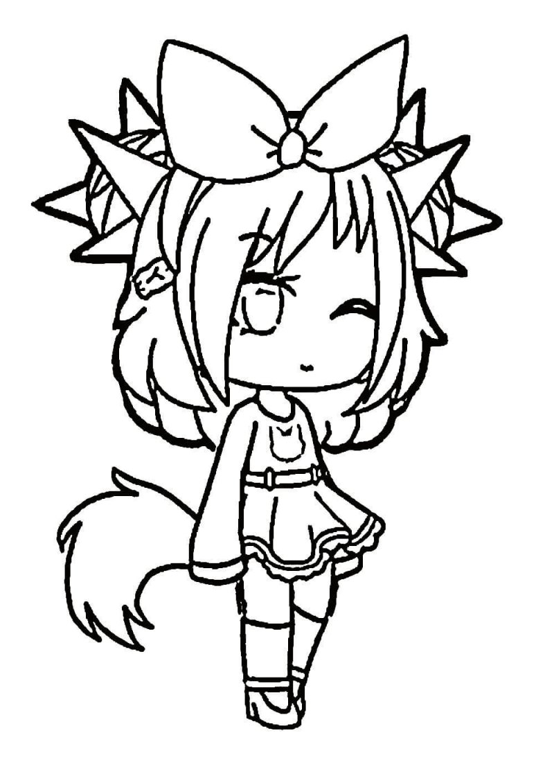 Гача лайф белый персонаж