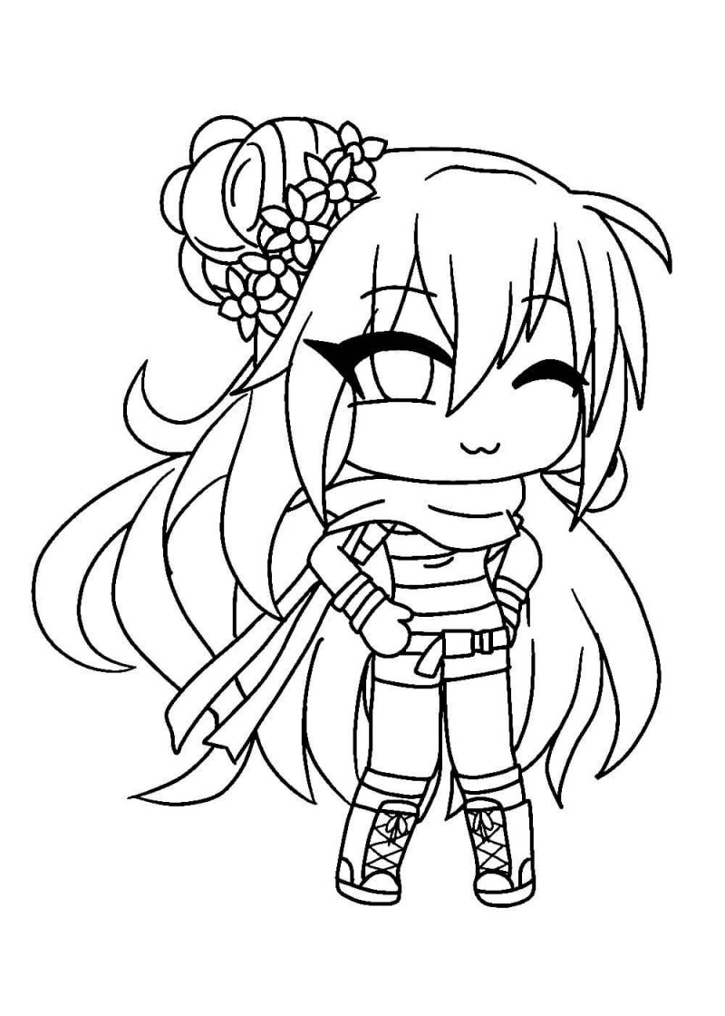 Раскраски гача лайф