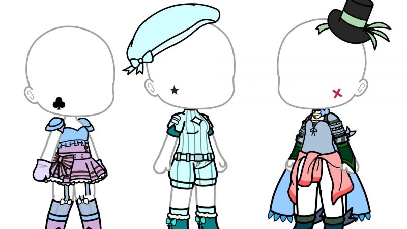 Тело ОС гача лайф