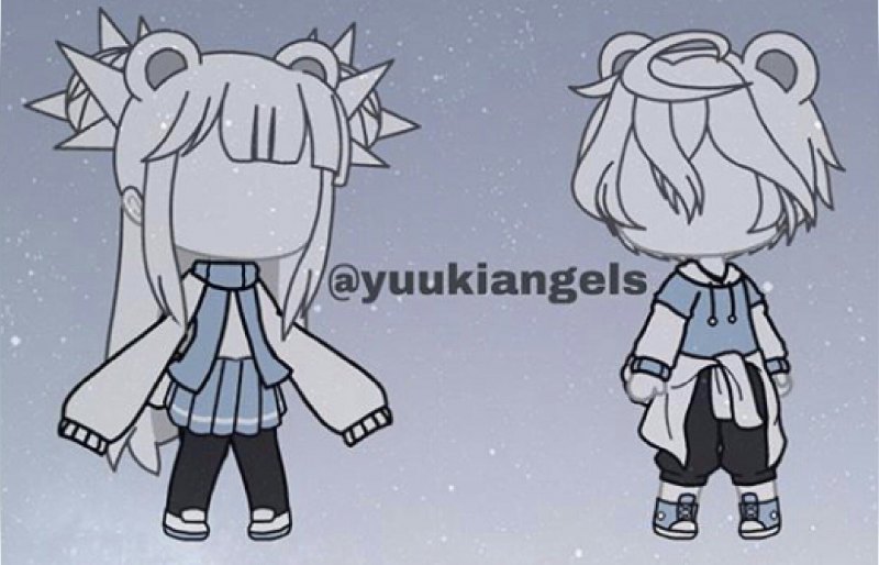 Гача лайф белый персонаж