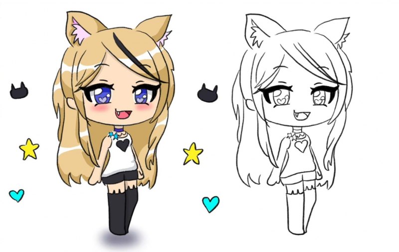 Гача для срисовки