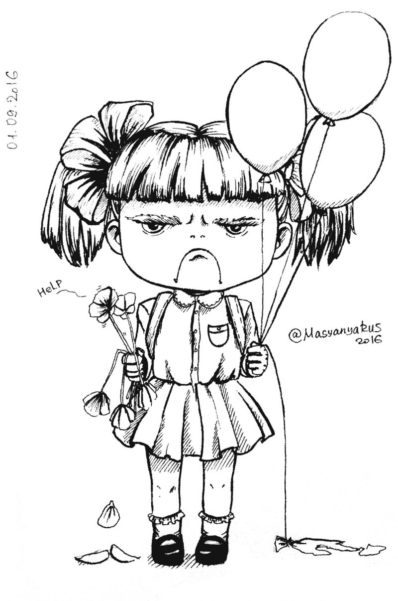 Срисовка Вали карнавал