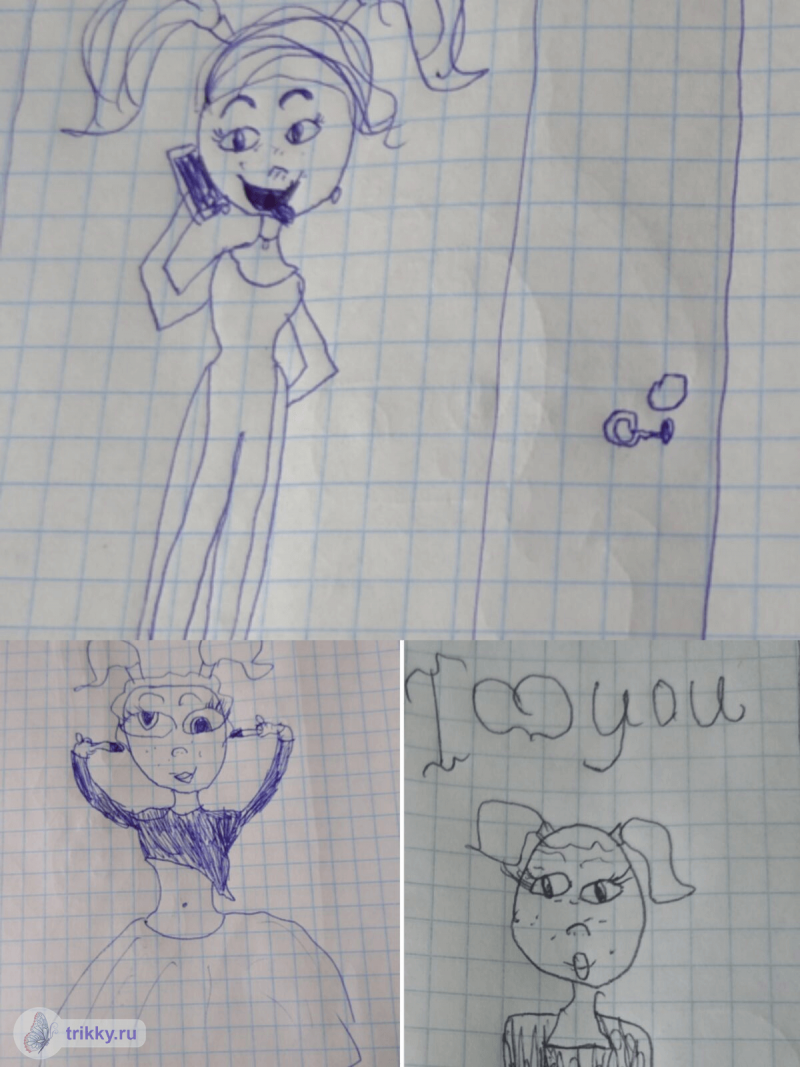 Рапунцель рисунок карандашом