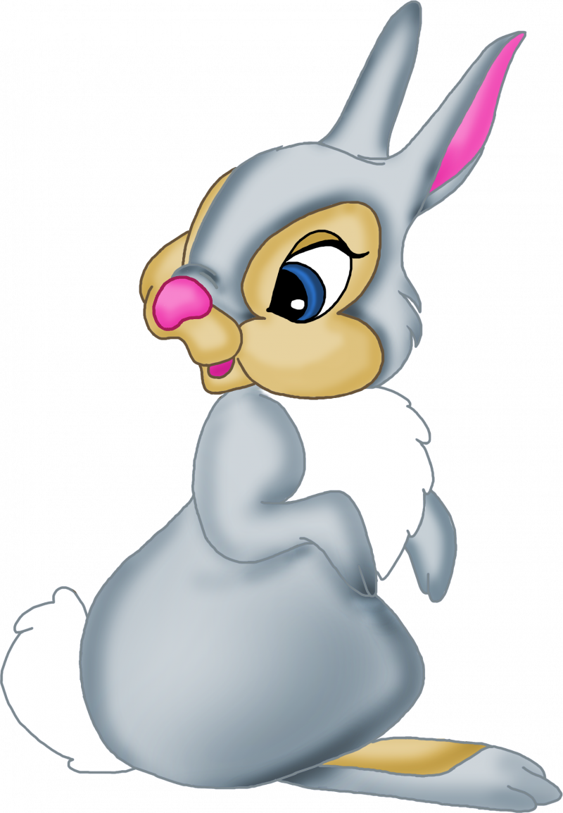 Зайчик мультяшный