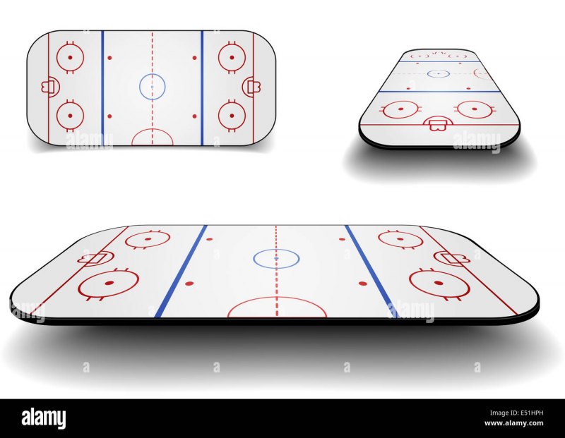 Хоккейная разметка вектор