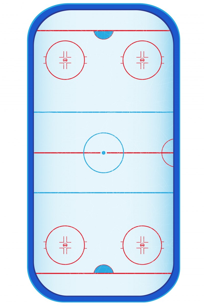 Хоккейная площадка вид сверху