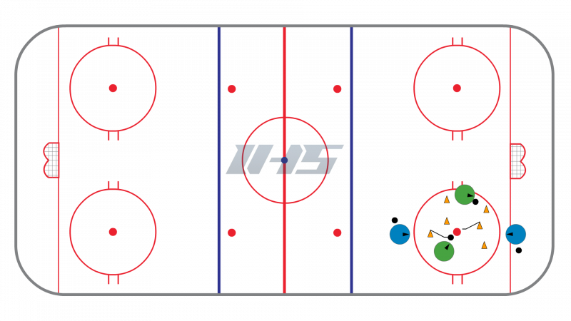 Схема хоккейного поля