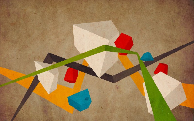 Абстракция из геометрических фигур