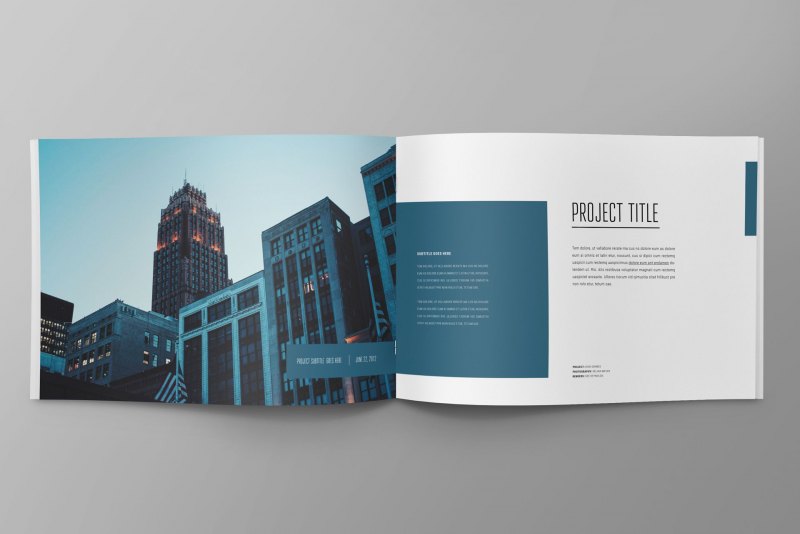 Минималистичные брошюры