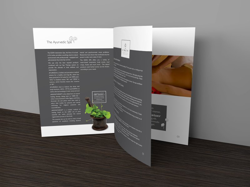 Мокап буклет а5