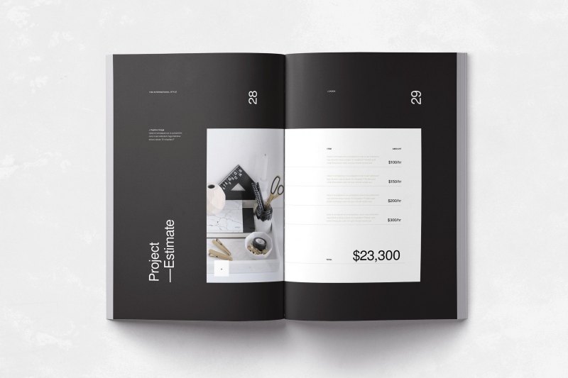 Минималистическая листовка