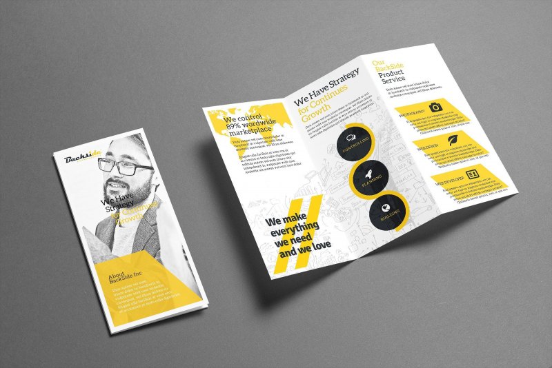 Трифолд брошюра