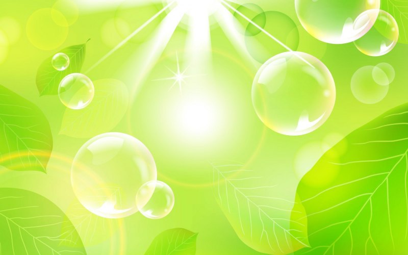 Зеленые пузырьки