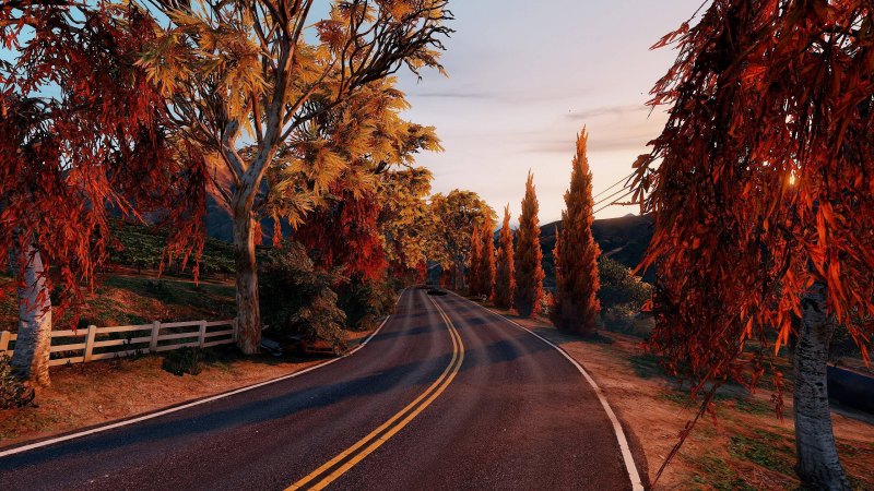 Калифорния осенью