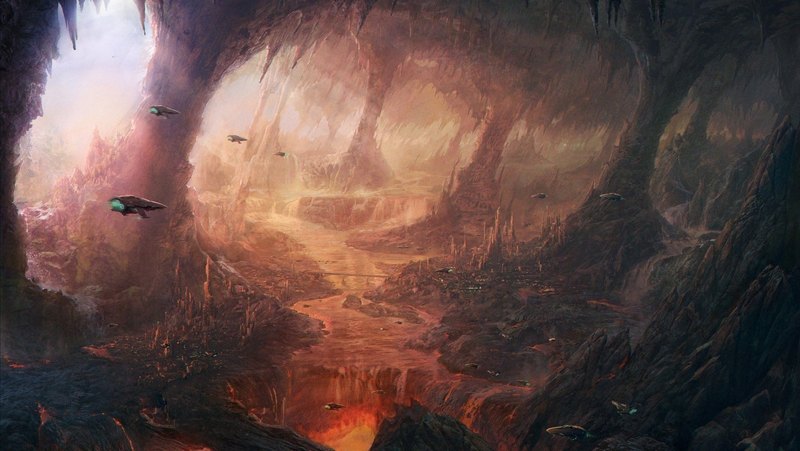 Арт пещера Sci-Fi