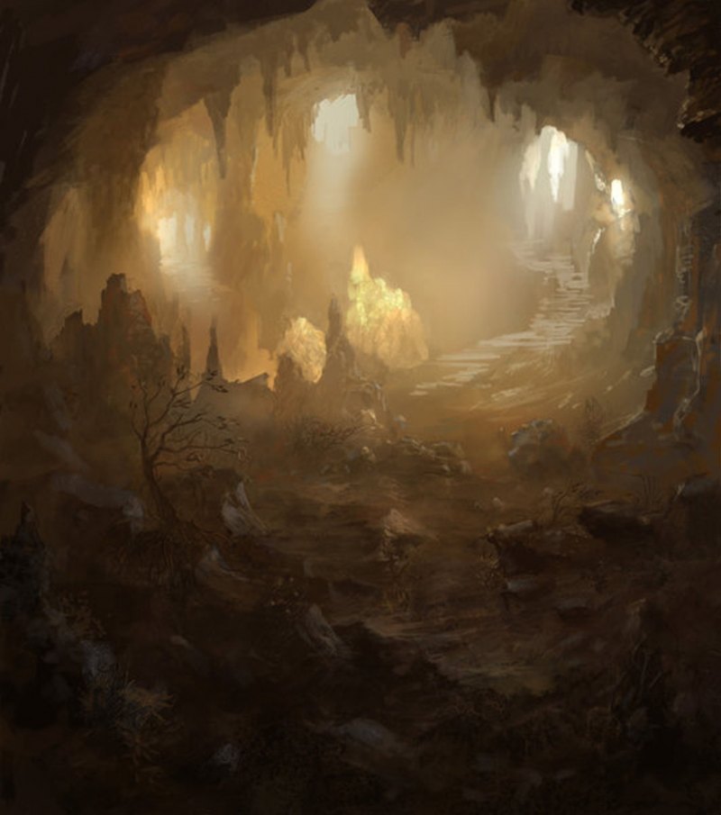 DND пещера арт