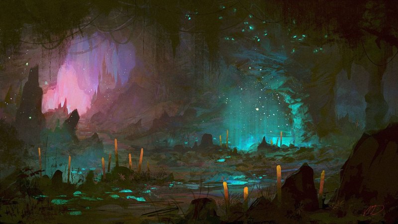Concept Art пещера