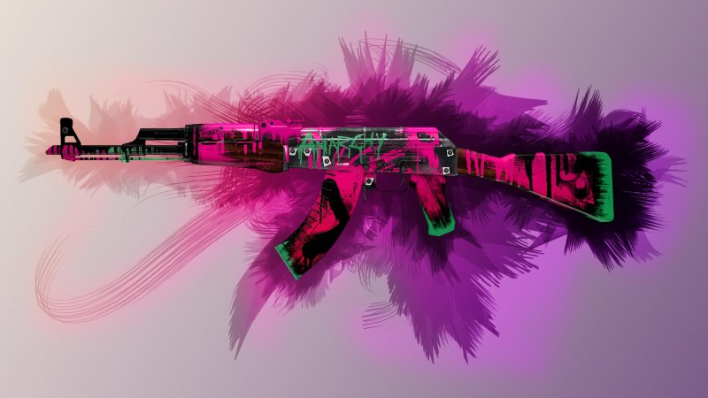 АК 47 неоновая революция