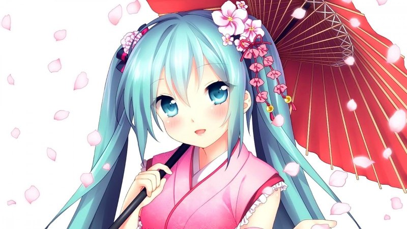 Vocaloid кимоно