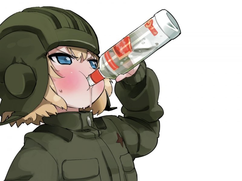 Танкистки аниме Катюша водка