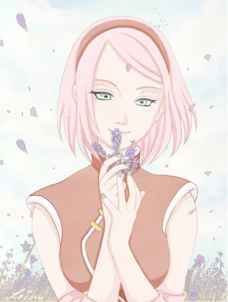 Сакура Харуно арт реалистичный для авы