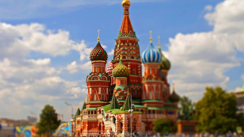 Москва Кремль храм Василия Блаженного