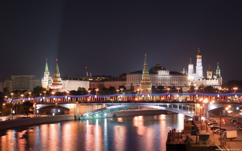 Виды Кремля в Москве