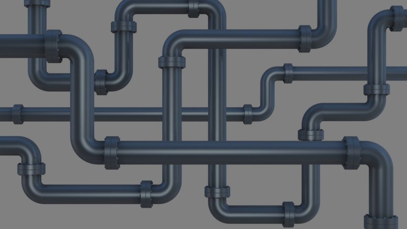 Водопроводные трубы вектор