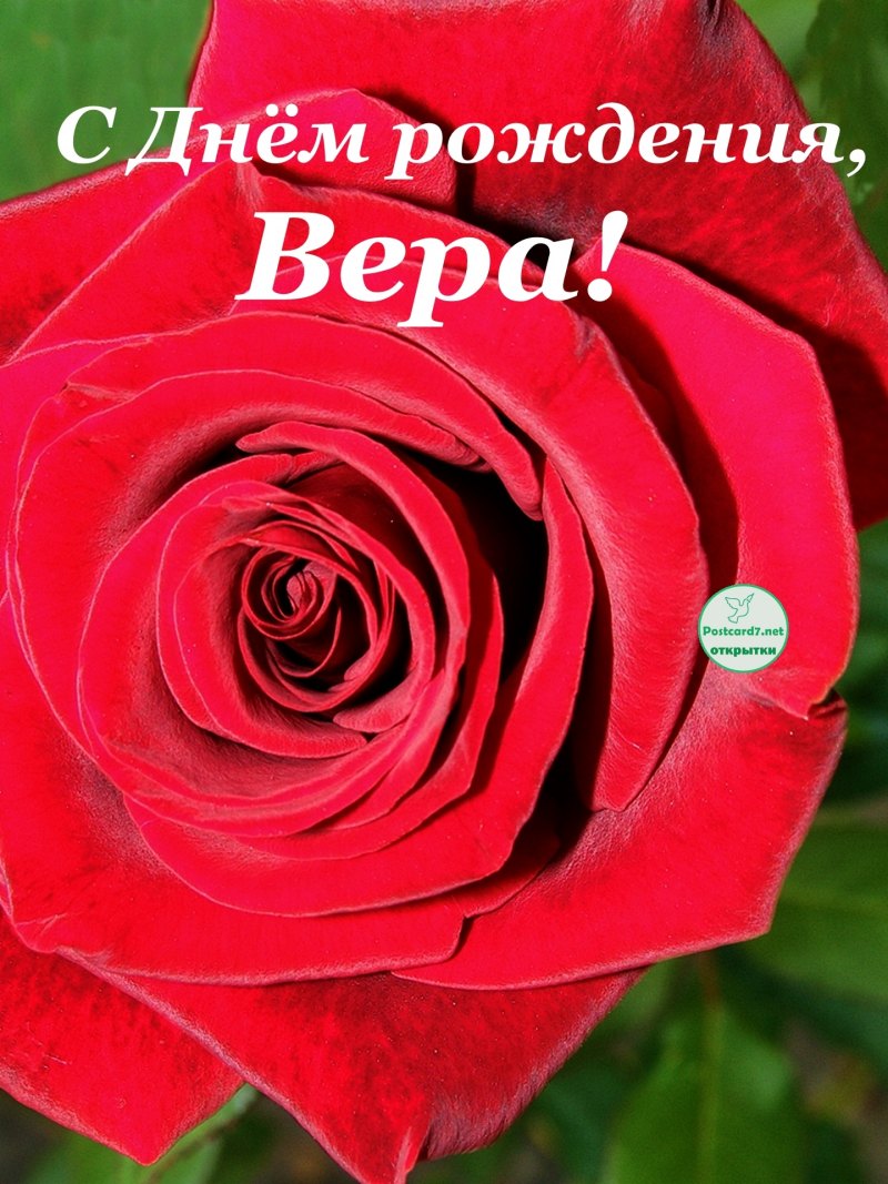 С днём рождения Вера открытки